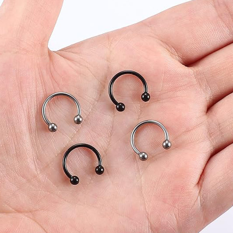 1/5 Stücke Titan Hufeisen Sept – Helix Cartilage Ring Bewertung und Preis