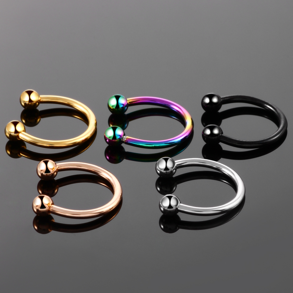 1/5 Stücke Titan Hufeisen Sept – Helix Cartilage Ring Bewertung und Preis