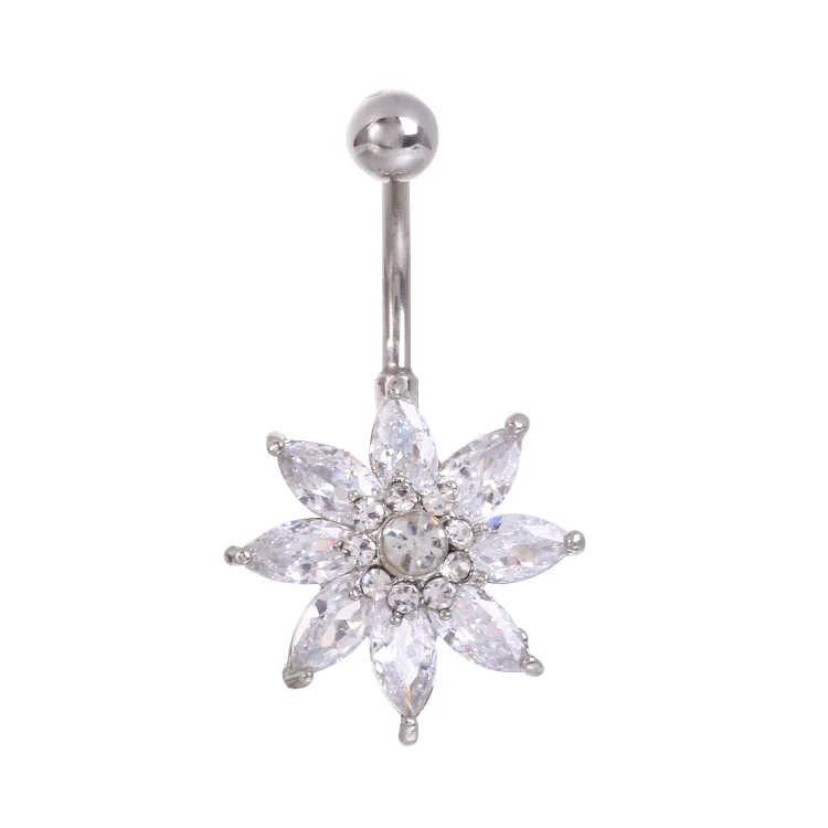 Heiße Edelstahl cz Kristall bl – Body Jewelry Hot Bewertung und Preis