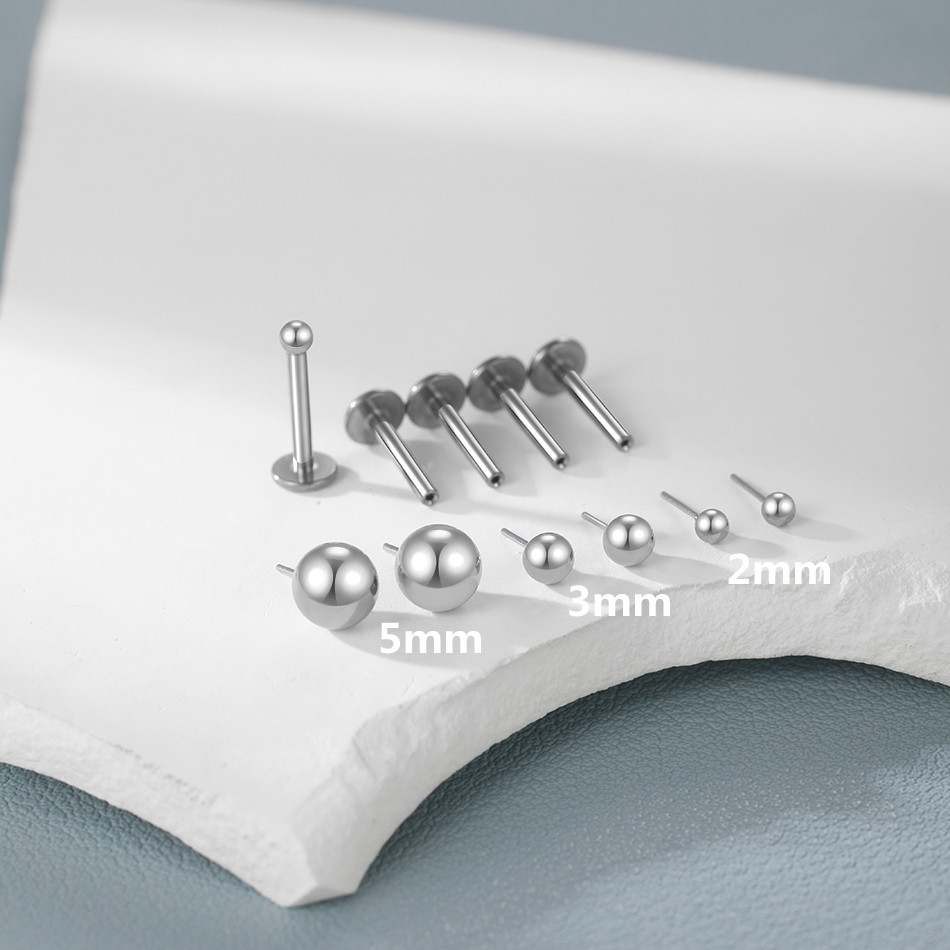 1/10 Stück Titan Push-in-Kugel – Body Jewelry Threadless Bewertung und Preis