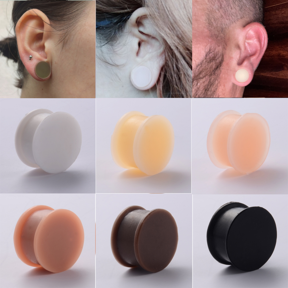 1 Paar Silikon Flexible Dicke  – Body Jewelry Gauge Sizes Bewertung und Preis
