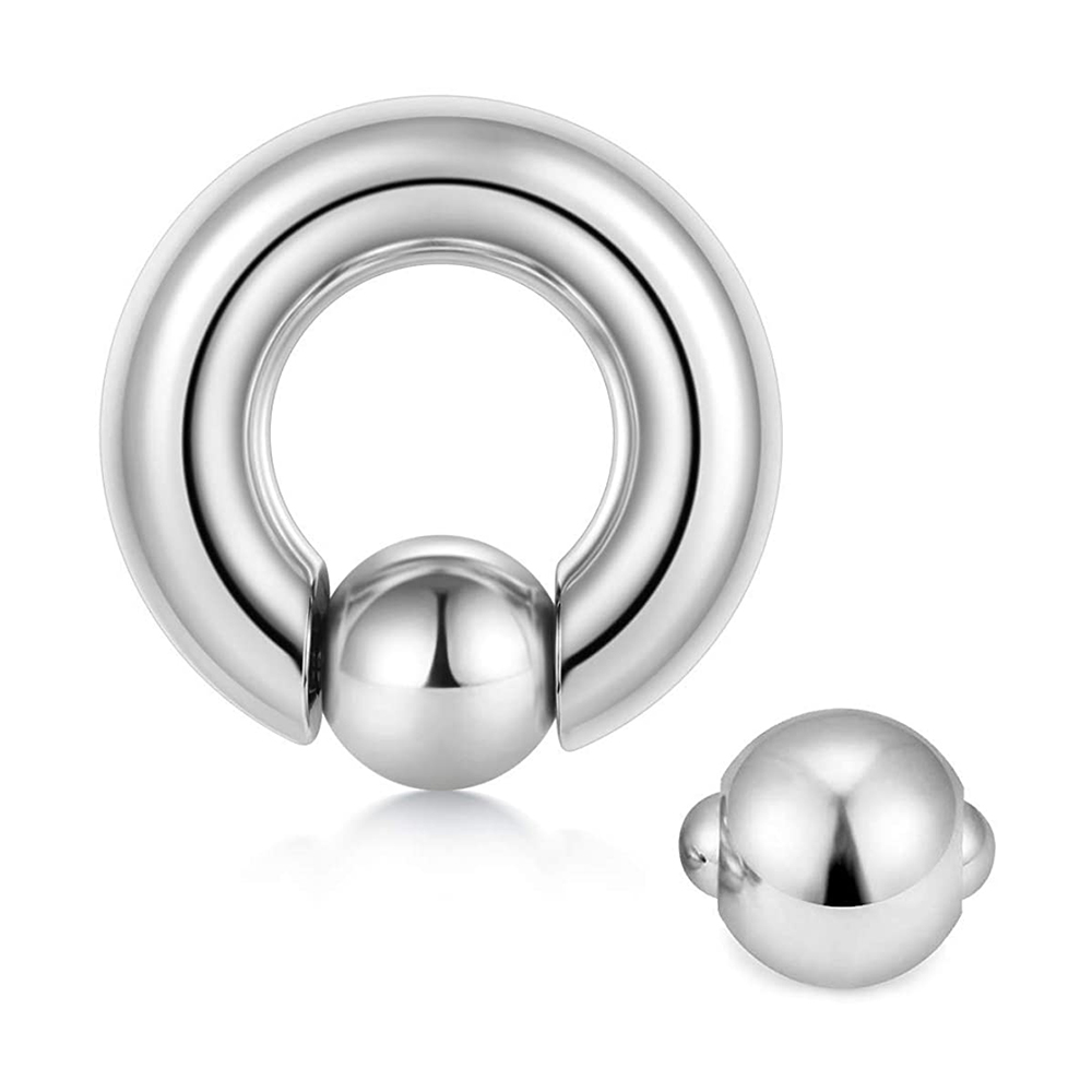 1 STÜCK Edelstahl Große Größe  – Body Jewelry Gauge Sizes Bewertung und Preis