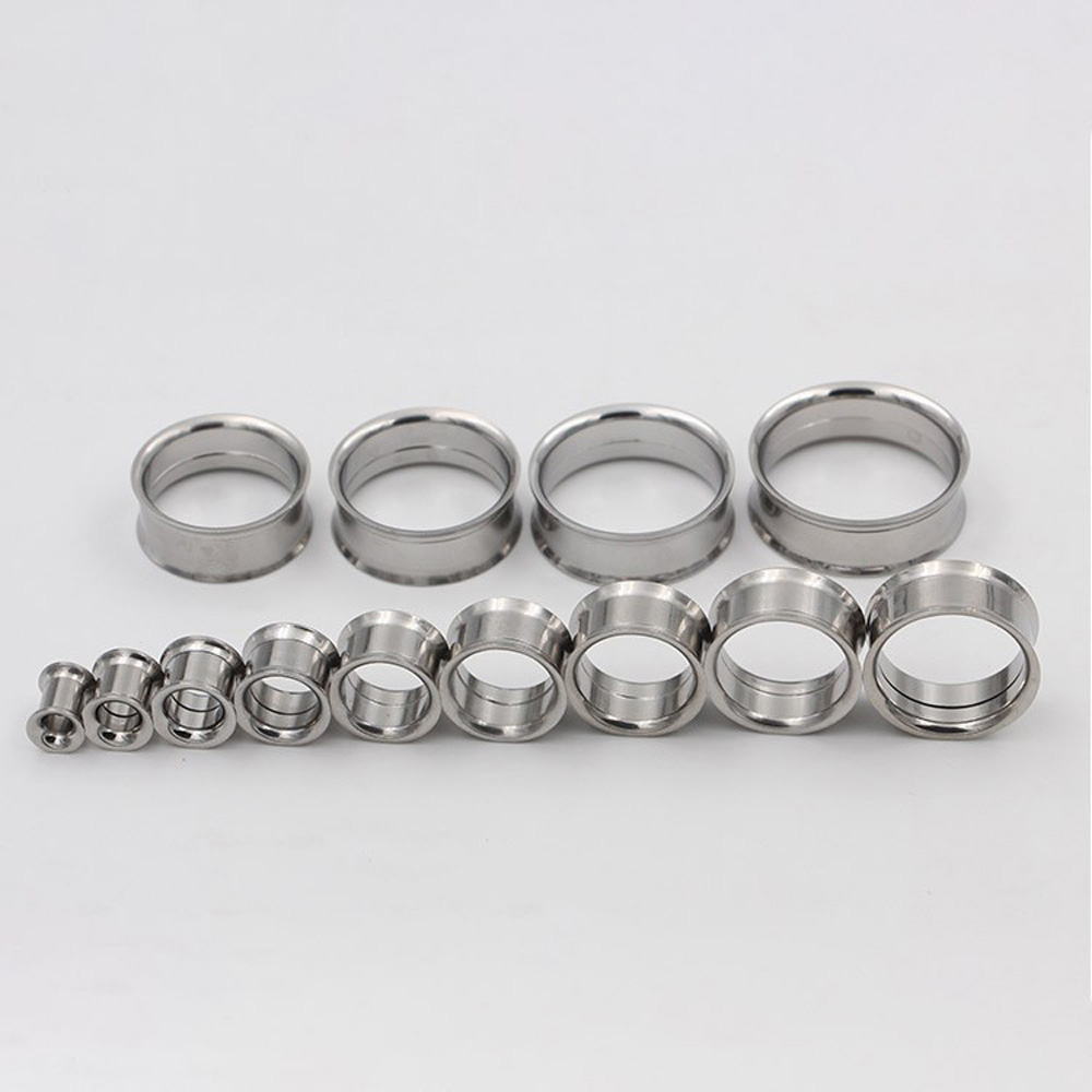 1 Paar/12 Paar Set Edelstahl-O – Body Jewelry Gauge Sizes Bewertung und Preis
