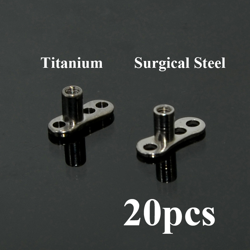 20 Stück G23 Solid Titanium &  – Dermal Anchor Top Bewertung und Preis