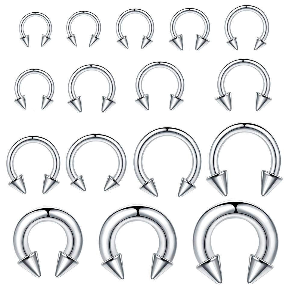 1PC Edelstahl Große Größe Hufe – Body Jewelry Gauge Sizes Bewertung und Preis