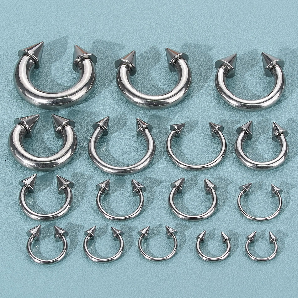 1PC Edelstahl Große Größe Hufe – Body Jewelry Gauge Sizes Bewertung und Preis
