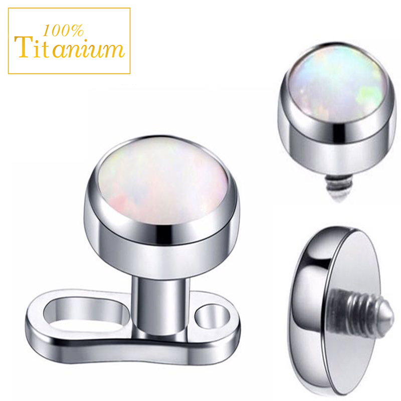 1Pcs Opal Micro Dermal Piercin – Dermal Anchor Top Bewertung und Preis